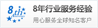 8年行業服務經驗